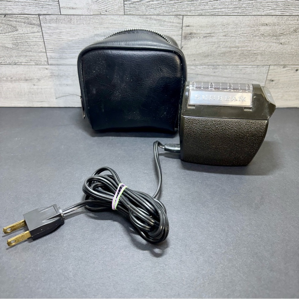 Vintage Sunbeam Electric Razor‎ Shavemaster No. SM-AP Hardcase Tested